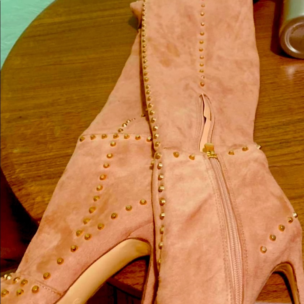 Knee high heels